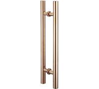 WDSOPK Sliding Door Handle Sliding Door Push Pull Handle, Stable Farmhouse Lobby, Beauty Simple Glass Door Handle Hardware with Fittings, Long Push Pull Door Handle/Black/110Cm/43.3In