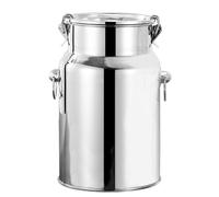 WDSOPK Stainless Steel Milk Barrel Milk Can Heavy Duty Milk Jug, Oil Pot with Sealed Lid Sealed Bucket for Milk, Wine, Water,18L 25X40cm (24L 25X50cm)