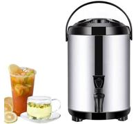 WDSOPK Stainless Steel Milk Tank Milk Transport Tank Stainless Steel Milk Tank Milk Tanks (Black 12L)