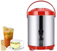 WDSOPK Stainless Steel Milk Tank Milk Transport Tank Stainless Steel Milk Tank Milk Tanks (Red 10L)