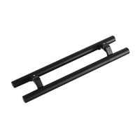 WDSOPK Stainless Steel Sliding Glass Door Pull Handle Round Pipe Push Bar Gate Bathroom Hardware Rose Gold Finish 80cm/31.4in（Black-120cm）