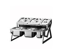 WDSOPK Stainless Steel Spice Rack with Retractable Cover 6 Compartment for Kitchen Countertop Space Saving Storage Solution for Spices and Seasonings