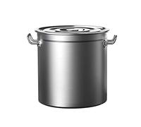 WDSOPK Stockpots Large Stockpot, 304 Stainless Steel Stock Pot With Lid, Upgrade Huge Thick Bottom, Mirror Polishing, Non-Stick Pan, 6 Size(Onecolor-35 Litres)
