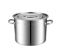 WDSOPK Stockpots Stockpots, Large Capacity Stock Pot, Covered Sauce Pan Stainless Steel Tri-Ply Clad, Suitable For Various Heat Sources