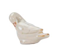 WDSOPK Tea Lovers Home Decor Creative Little Duck Tea Pet Cute Little White Duck Animal Ornaments Tea Table Tea Play Decoration Chinese Tea Pet (A)
