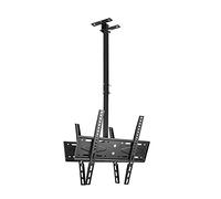 WDSOPK Tv Standdouble Sided Ceiling Tv Mount Bracket Adjustable Wall Ceiling Tv Mount for 26-60 Inch Flat and Curved Tvs Up to 80Kg/176Lbs Up to 400X400Mm,Onecolor-2M (Onecolor 2m)