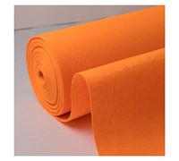 WDSOPK Wedding Aisle Runner, Cuttable Indoor Outdoor Party Decoration, Anti-tear Reception Ceremony Stage Roll Disposable Carpet, Custom Color (Color : Orange, Size : 1.5x15m) (Orange 1x10m)