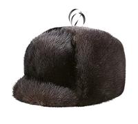 WDSOPK Winter Hat Warm Russian Snow Ski Hat for Cold Weather Household,E-XL (A X)