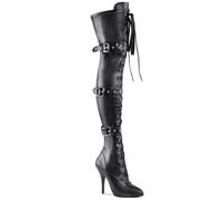 WDUDSUDUW Women's 4.72-Inch Stiletto Over-The-Knee Boots with Side Zipper Design, Suitable for Wedding Parties, Fashion Shows, and More.,A Black,5.5 UK