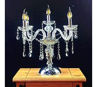 WDW 8006 Genuine K9 Crystal Chandelier Clear 2, 6, 8, 10, 15, 24, 32 ARMS (5 Arms Table Lamp)