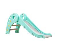 WDW Heart Design Kids Childrens Slide Green/Pink Indoor Outdoor Garden Toy Climbing Slide Steps