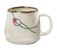 WDWDW Coffee Cup Vintage Mug Japanese Retro Style Ceramic Cups,380ml Kiln Change Clay Breakfast Creative Gift