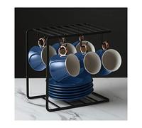 WDWDW Coffee Mugs Palace Style Mug Ceramics Cup Saucer Set Porcelain Set Saucer Set 7.4 Oz China