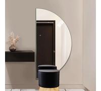 WDWDW Irregular Bathroom Mirror,Semicircular Wall-mounted,Decorative,Makeup,High Definition