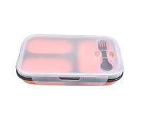 WDWDW Lunch Box Bento Multifunctional Spoons and Forks,Including A Heatable PP Cover,A Foldable Rectangular Kitchen,and A Fresh-Keeping