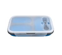 WDWDW Lunch Box Bento Multifunctional Spoons and Forks,Including A Heatable PP Cover,A Foldable Rectangular Kitchen,and A Fresh-Keeping