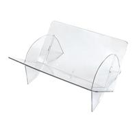 WDWDW Record Holder CD Storage Rack Plastic Organizer Album Display Stand Ideal For Home Office Music Room