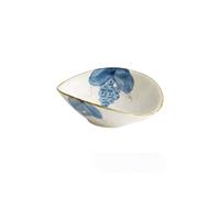 WDWDW Salad Bowls for Kitchen Nordic Creative Salad Bowl Ceramic Geometric Hand-Painted Vegetable
