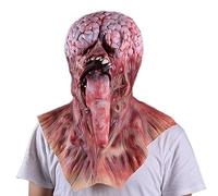 WDWDW Spooky Mouth maask - Innovative Horror Face Cover,Full heead Masque Creative Realistic Face CoverZombie