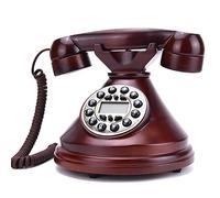 WDWDW Statue Stunning Home Garden Ornament Sculpture Decoration Decorative European Vintage Retro Corded Fixed Digital with Hanging Headset for Home Office Hotel Decor Brown Office s/D