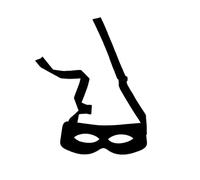 WDWDW Superhero Masks Black Eye Masks with Ties Halloween Dress Up Adjustable Half for Party Accessory Superhero Mask