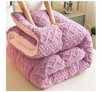 WDWDW Thickened Super Soft Insulation Winter Quilt,Artificial Lamb Cashmere Weighted Blankets Comfortable Warmth Comforter,Bedroom