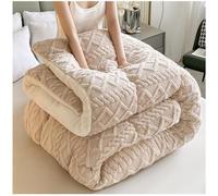 WDWDW Thickened Super Soft Insulation Winter Quilt,Artificial Lamb Cashmere Weighted Blankets Comfortable Warmth Comforter,Bedroom