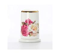 WDWDW Toothpicks Dispenser Toothpick Box Fashion Ceramic Holder White Holders Container with Lid Portable for kitchen