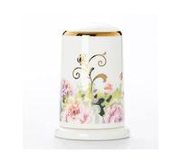 WDWDW Toothpicks Dispenser Toothpick Box Fashion Ceramic Holder White Holders Container with Lid Portable for kitchen