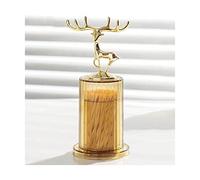 WDWDW Toothpicks Dispenser Toothpick Box Fashion Elk Shaped Holder with Lid Holders Container Cute Holder Portable