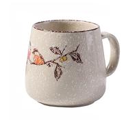 WDWDW Travel Mug Vintage Coffee Japanese Retro Style Ceramic,Kiln Change Clay Breakfast Cup Creative Gift