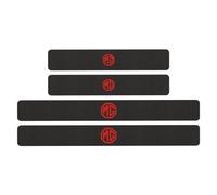 WDXIA 4 Pcs Car Sill Protectors Strips for MG ZS 2017-2025, Carbon Fiber Scratch Resistant Stickers Durable Waterproof Bumper and Kick Panel Guard,B