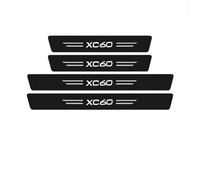 WDXIA 4 Pcs Car Sill Protectors Strips for Volvo XC60 1 (I) 156 I 2013-2017, Carbon Fiber Scratch Resistant Stickers Durable Waterproof Bumper and Kick Panel Guard,A