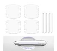 WDXIA 8Pcs Car Door Handle Protectors Protective for Ford Transit Custom (2013+), Car Door Cup Handle PaintProtector Sticker Car Door Handle Recess Paint Protective Film