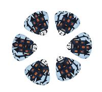 WDXQHY Guitar Pick Set (12 Pack) Smooth Edge Comfortable Grip 3 Thickness Options ABS Material Perfect for Guitar Ukulele Comes with Transparent Plastic Case