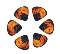 WDXQHY Guitar Pick Set (12 Pack) Smooth Edge Comfortable Grip 3 Thickness Options ABS Material Perfect for Guitar Ukulele Comes with Transparent Plastic Case