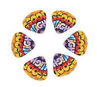 WDXQHY Guitar Pick Set (12 Pack) Smooth Edge Comfortable Grip 3 Thickness Options ABS Material Perfect for Guitar Ukulele Comes with Transparent Plastic Case