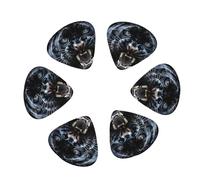 WDXQHY Guitar Pick Set (12 Pack) Smooth Edge Comfortable Grip 3 Thickness Options ABS Material Perfect for Guitar Ukulele Comes with Transparent Plastic Case