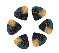 WDXQHY Guitar Pick Set (12 Pack) Smooth Edge Comfortable Grip 3 Thickness Options ABS Material Perfect for Guitar Ukulele Comes with Transparent Plastic Case