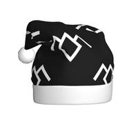 WDXQHY Twin Peaks Owl Adult Plush Christmas Hat Festive Holiday Decoration and Party Accessory Christmas hat for Adult Holiday party decorations hat