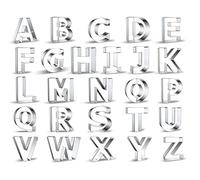 WDYJMALL Alphabet Letter Cookie Cutters 26-Pc Set