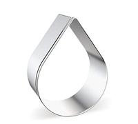WDYJMALL Raindrop Water Drop Droplet Shape Cookie Cutter