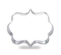 WDYJMALL Rectangle Plaque Cookie Cutter Stainless Steel