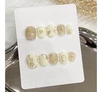 WDZDS 10pcs Detachable Long And Short False Nails Press On Nails Full Cover False Nails For Women And Girls Daily Decoration