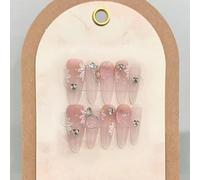 WDZDS 10pcs Detachable Long And Short False Nails Press On Nails Full Cover False Nails For Women And Girls Daily Decoration