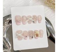 WDZDS 10pcs Detachable Long And Short False Nails Press On Nails Full Cover False Nails For Women And Girls Daily Decoration