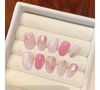 WDZDS 10pcs Detachable Long And Short False Nails Press On Nails Full Cover False Nails For Women And Girls Daily Decoration