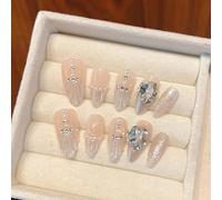 WDZDS 10pcs Detachable Long And Short False Nails Press On Nails Full Cover False Nails For Women And Girls Daily Decoration