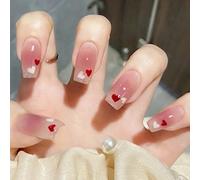 WDZDS 24pcs Multiple Styles False Nails Press-On Nails Full Cover False Nails Suitable For Women And Girls Daily Decoration