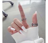 WDZDS 24pcs Multiple Styles False Nails Press-On Nails Full Cover False Nails Suitable For Women And Girls Daily Decoration